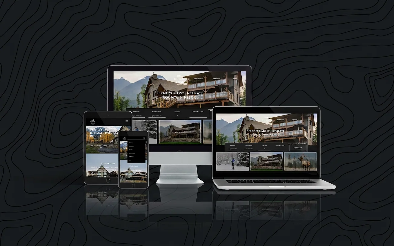Brooks Creek Ranch website mockup