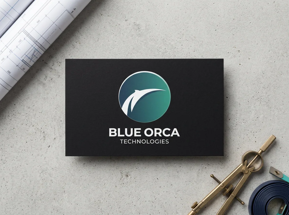 Blue Orca Technologies brand mockup