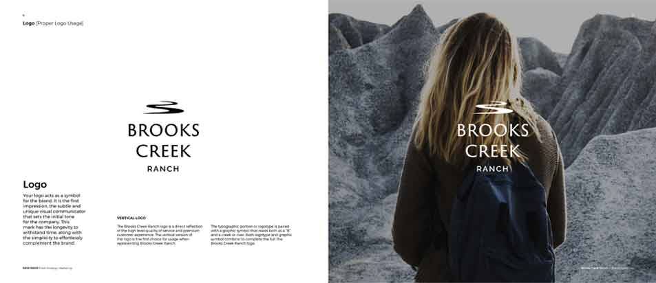 Brooks Creek Ranch brand mockup