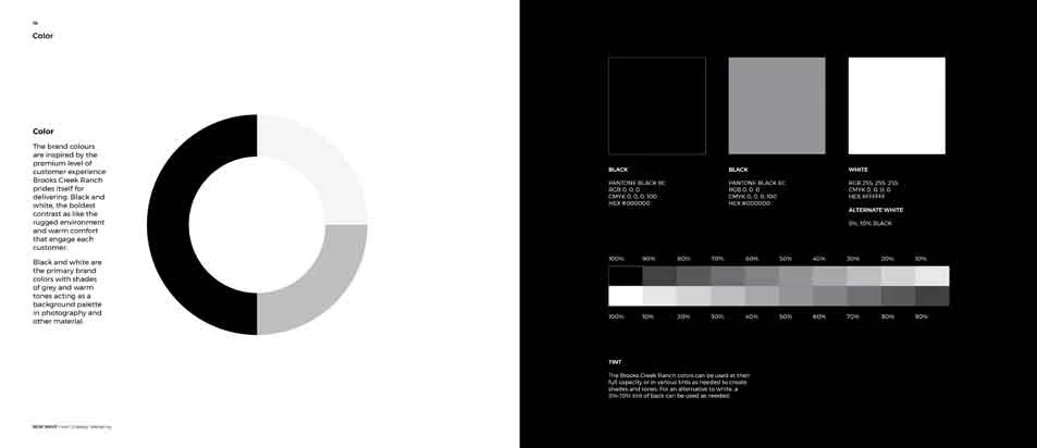 Brooks Creek Ranch brand mockup