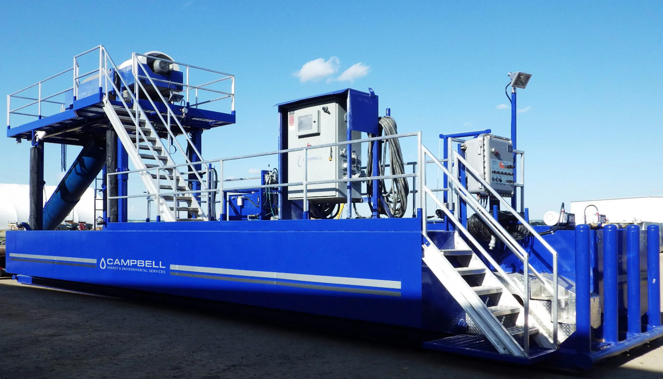 Campbell Energy centrifuge in the field