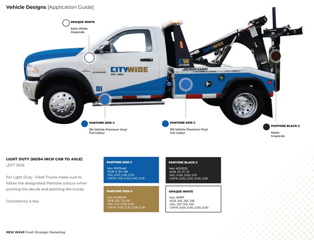 City Wide Towing brand mockup