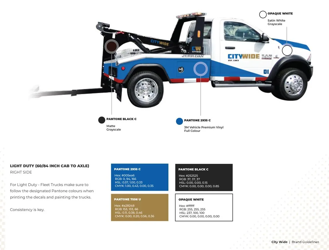 City Wide Towing brand mockup