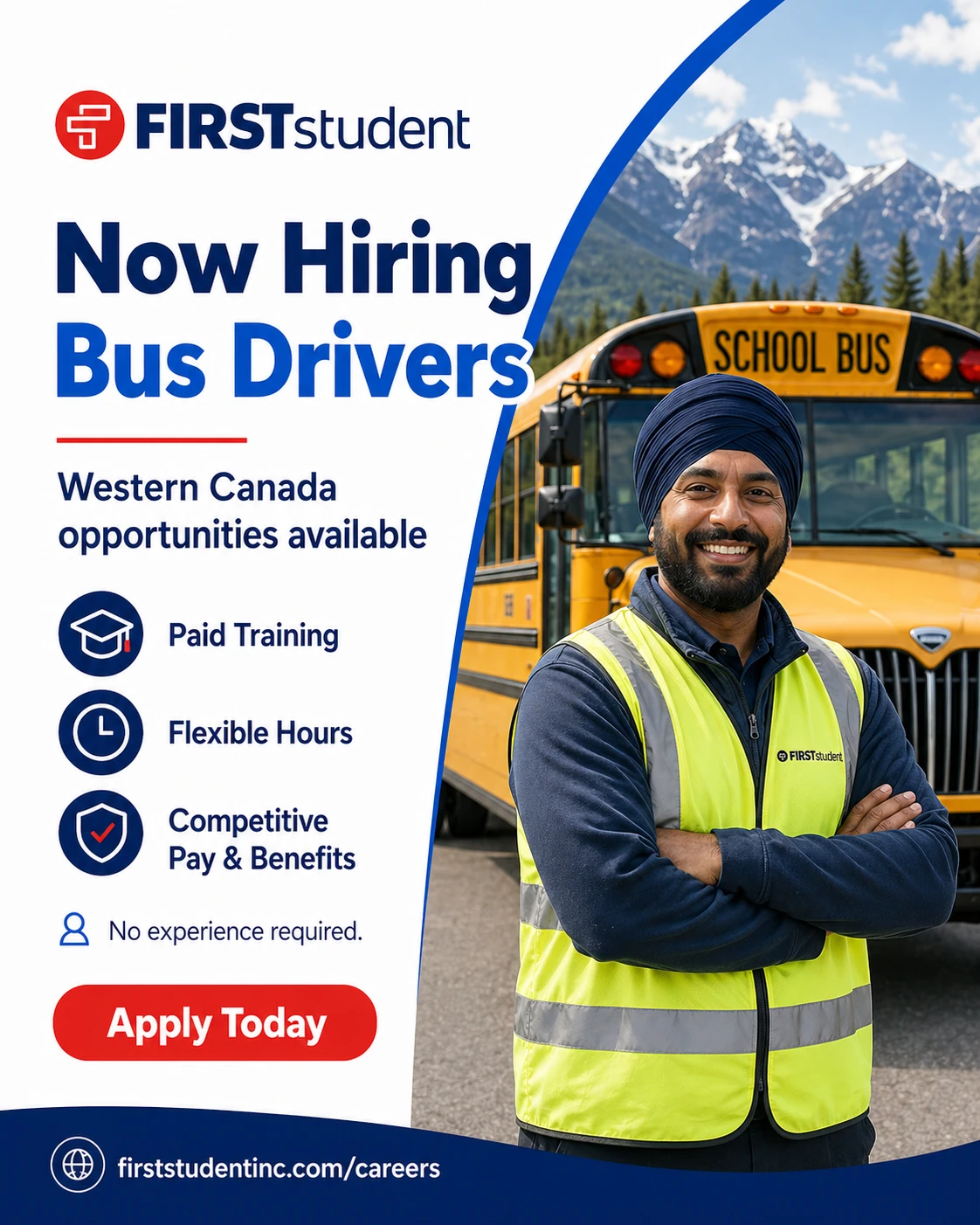Now Hiring · Driver