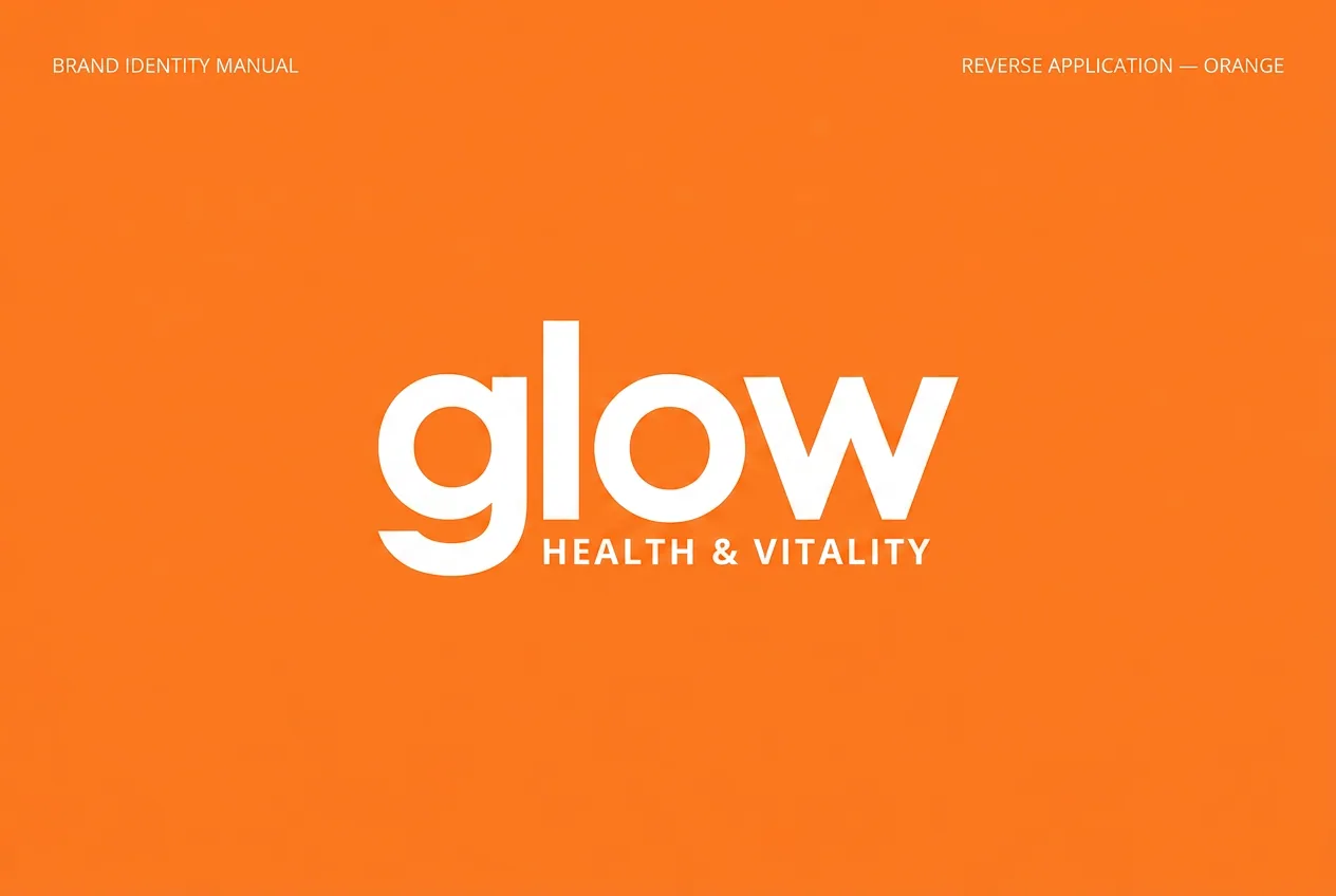 Live Life Better - Glow Health & Vitality brand mockup