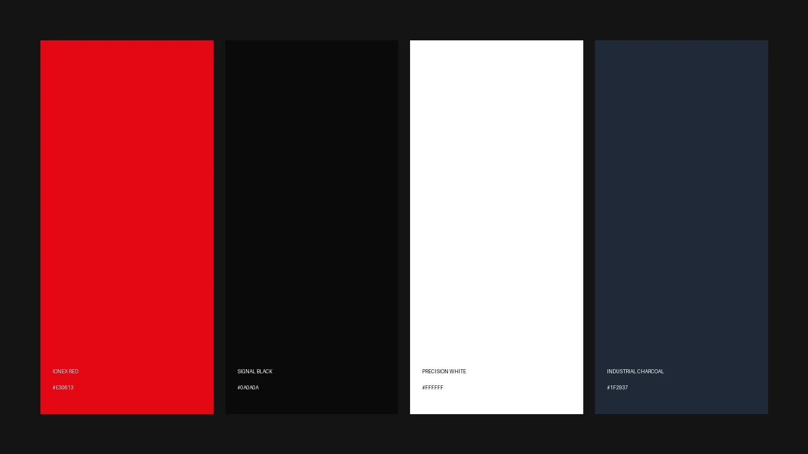 IONEX Systems brand mockup