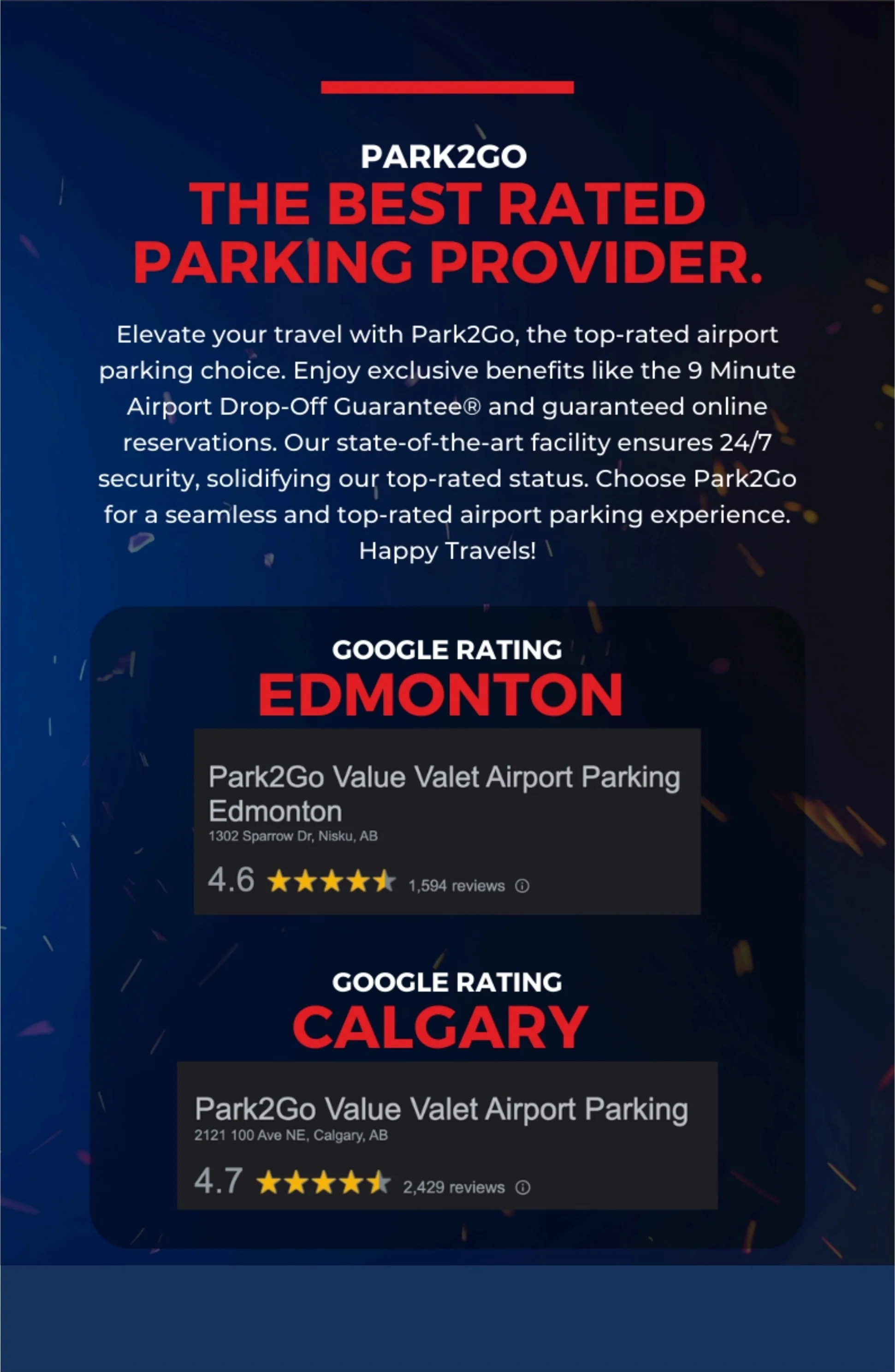 Park2Go newsletter - Best Rated Parking Provider