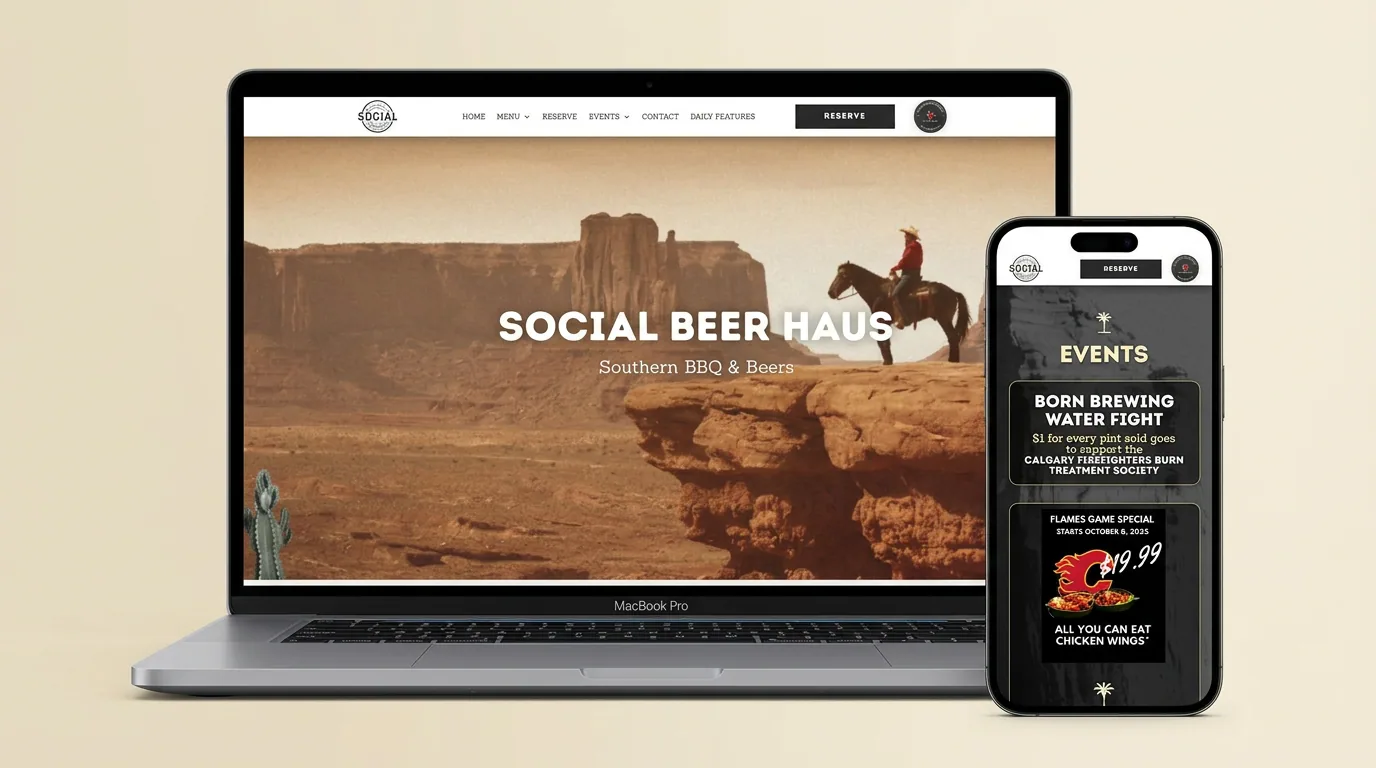Social Beer Haus branding